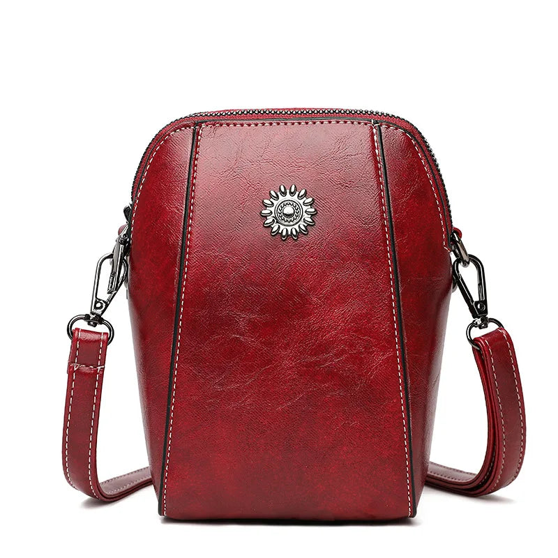 Women's Leather Shoulder Crossbody Bag Germana