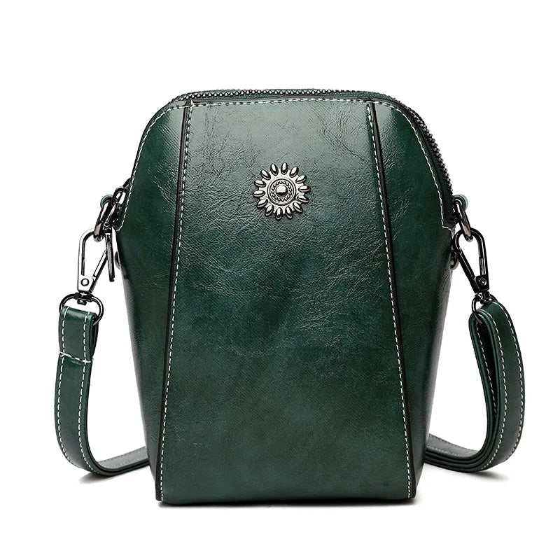 Women's Leather Shoulder Crossbody Bag Germana