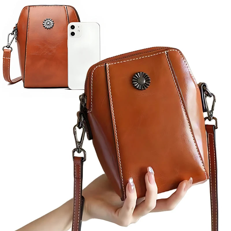 Women's Leather Shoulder Crossbody Bag Germana