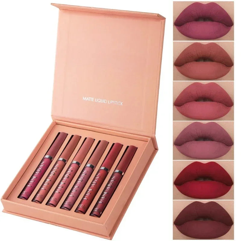 Set of 6 Handaiyan Lipsticks 16h Duration