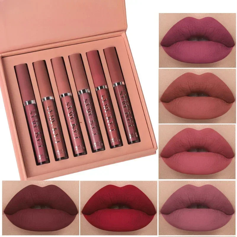 Set of 6 Handaiyan Lipsticks 16h Duration